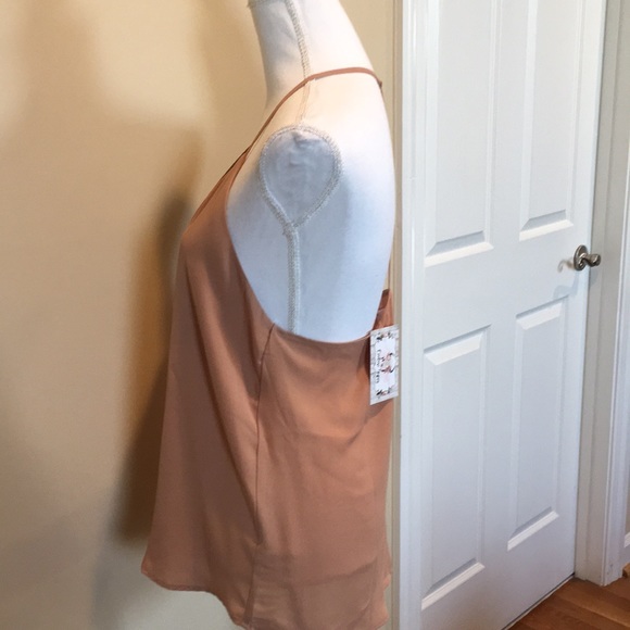 Tan Apricot T Strap Tank Top - Picture 6 of 8